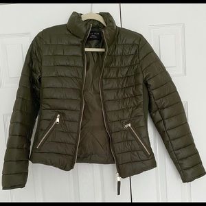 Brand new army green puffer jacket